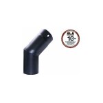 Ala - tube de coude ouvert de 45  pour les poles suprieurs  l'ternum 13cm