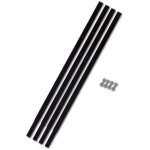 Tube d'extension de tari�re de sol 4x1 m raccord de tube acier vidaxl