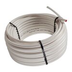 Elydan - tube pe - rt ? calineo ? ? blanc intrieur rouge - diamtre20 - l 100 m