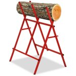 Tubiaz - swanew chevalet de sciage pliable couper le bois capacit de charge 100kg 73x13x105cm rouge