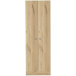 Tuhome concept - armoire multifonctionnelle z 60, avec deux portes et tagres intrieures