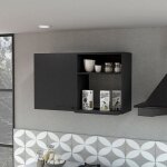 Tuhome concept - tuhome armoire murale oklahoma 2, meuble de rangement murale empilable