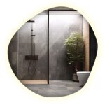 Tulup - miroir lumineux de salle ? miroir led - miroir avec �clairage (neutre 4000k) - 48x48 cm - miroir ...