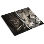 Tulup - planche de cuisine, couvre plaque, verre planche dcouper, verre tremp ? 2 x 30 x 52 cm - des ...