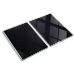 Tulup - planche de cuisine, couvre plaque, verre planche d�couper, verre tremp� ? 2 x 40 x 52 cm - tableau ...