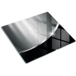 Tulup - planche de cuisine, couvre plaque, verre planche d�couper, verre tremp� ? 60 x 52 cm - texture ...