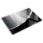 Tulup - planche de cuisine, couvre plaque, verre planche d�couper, verre tremp� ? 80 x 52 cm - texture ...