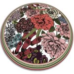 Tulup - tapis salon et cuisine en vinyle pvc rond - fleurs diverses - ?fi100 cm - tapis d'�veil