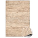 Tulup - tapis vinyl pvc antid�rapant pour chambre et cuisine - bois brut - 80x120 cm