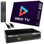 Tuner dcodeur dvbt2 dekotv pro tlvision terrestre dvb - t2 hevc h. 265 deko