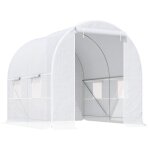 Tunnel, cloche et voile de for�age - serre mini - tunnel et serre de jardin - film plastique renforc� ...