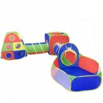 Tunnel de jardin 5 en 1 avec piscine � balles et aire de jeux pour enfants 600 - 57