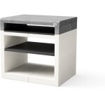 Tuozi - module de support kitaway pour barbecue en bton prfabriqu (blanc, gris - 84 x 63 x 63 cm) ...