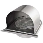 Tuserxln - 100mm grille aeration de ventilation inox, grille de hotte chemine ronde extri, grille d'aration ...