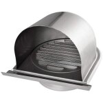 Tuserxln - 100mm grille aeration de ventilation inox, grille de hotte chemine ronde extri, grille d'aration ...