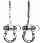 2 pièces 900kg capacité 304 acier inoxydable crochet de plafond, suspension trainer kit de suspension ... 2 pièces 900kg capacité 304 acier inoxydable crochet de plafond, suspension trainer kit de suspension ...