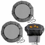 Tuserxln - 2pcs filet de protection pour tonneau de pluie, 95cm filet pour citerne de pluie avec cordon ...