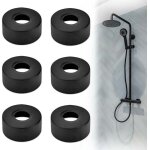 Tuserxln - 6 pices mitigeur douche, cache tuyau plomberie robinet en acier inoxydable rosace radiateur ...