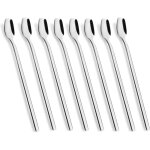 Tuserxln - lot de 8 cuillres  latte macchiato, cuillres de 20 cm de long, cuillres  glace, cuillres ...