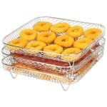 Tuserxln - accessoires pour , carr� en acier inoxydable 304 de 20 cm