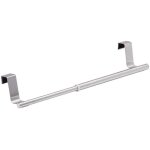 Tuserxln - barre support de torchon de cuisine extensible - blanc - porte serviette - acier inoxydable ...