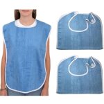 Tuserxln - bavoir adulte, repas bavoirs rutilisables, protecteurs de vtements en tissu lavable, pour ...