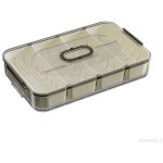 Tuserxln - bo�te de rangement - non sp�cifi� - mod�le 4 - marron - compartiments - design �l�gant