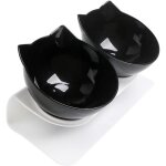 Tuserxln - bols double nourriture pour animaux - anti - d�rapant - chats - plastique