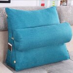 Tuserxln - coussin oreiller r�glable canap� lit chaise repos cou dos support confortable bleu