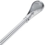 Cuillre filtre de paille  boire en acier inoxydableen acier inoxydable