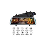 Dashcam rtroviseur, cran tactile 10' avant et arrire camera voiture, avec vision nocturne, double ...