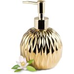 Tuserxln - distributeur de savon liquide en céramique doré - style ferme moderne - pour décoration élégante ... Tuserxln - distributeur de savon liquide en céramique doré - style ferme moderne - pour décoration élégante ...