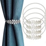 Tuserxln - embrasses de rideaux, boucles de rideau en corde ressort en m�tal r�glable, attache rideau ...