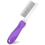 Tuserxln - peigne d�m�lant pour chien et chat, peigne de toilettage avec dents longues et courtes en ...