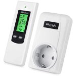 Prise thermostat d'ambiance sans fil avec tlcommande pour radiateur electrique et climatiseur mobile ...