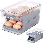 Tuserxln - range oeuf, range oeuf distributeur, distributeur oeuf rangement oeuf boite a oeufs pour 24 ...