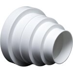 Tuserxln - r�ducteur universel pour syst�mes de ventilation � 80 - 150 mm. raccord r�ducteur tube de ...