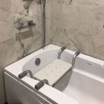 Tuserxln - si�ge de baignoire charge maximale 136 kg blanc dimensions 73 - 832218cm