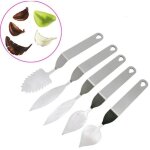 Tuserxln - spatule de gla�age ensemble feuille plume spatule au chocolat en acier inoxydable g�teau spatules ...