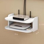 Tuserxln - tag�re de bo�te de t�l�vision flottante montage mural support de routeur wifi organisateur ...