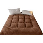 Tuserxln - tapis de sol tatami en cachemire paissi d'agneau, matelas pliable portatif de futon matelas ...
