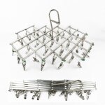 Tuserxln - tendoirs en acier inoxydable - 35 pinces linge - gris - rotation � 180 comme indiqu�