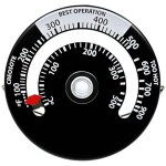 Tuserxln - thermom�tre de po�le magn�tique thermom�tre pour po�le � bois jauge de thermom�tre pour tuyau ...