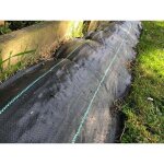 Tuserxln - toile de paillage - noir - 130gr / m� - petite dimension 1. 5m x 10m noir