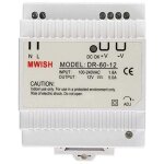 Tuserxln - transformateur modulaire monobloc pour sonnette vid�o 12v / 5. 0a, dr - 60 - 12 alimentation ...