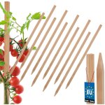 Tuteurs de jardin en bois kotarbau� pour tomates et l�gumes, support pour arbustes, 30 cm, lot de 10