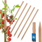 Tuteurs de jardin en bois kotarbau� pour tomates et l�gumes, support pour arbustes, 30 cm, lot de 5