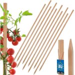 Tuteurs � tomates en bois kotarbau� pour potagers, tuteurs pour arbres et arbustes, 100 cm, lot de 10 ...