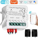 Tuya wifi 2 gang 80a pince ampremtrique monophase compteur d'nergie solaire photovoltaque bidirectionnel ...