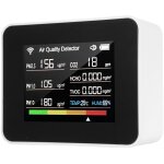 Tuya wifi compteur de qualit� de l'air 13 en 1 le moniteur d'int�rieur d�tecte le co? tvoc hcho pm2, ...